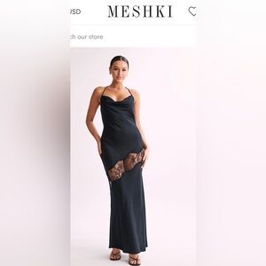 Never worn Meshki dress. NWT. Size small fabric is silky and smooth.